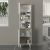 Έπιπλο κουζίνας Potter 1 Megapap χρώμα λευκό - rota oak 53,4x39,6x196,1εκ. |  Ντουλάπια στο espiti