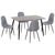 ΣΕΤ ΤΡΑΠΕΖΑΡΙΑΣ 5ΤΜΧ RAVEN HM21068.03 ΚΕΡΑΜΙΚΟ TOP ΓΚΡΙ ΜΑΡΜΑΡΟ--ΓΚΡΙ ΥΦΑΣΜΑ |  Σετ τραπεζαρίες στο espiti