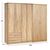 ΝΤΟΥΛΑΠΑ 6ΦΥΛΛΗ BLAKELY HM21235.02 ΜΕΛΑΜΙΝΗ ΧΡΩΜΑ SONAMA 201x43x181Υεκ |  Ντουλάπες ρούχων στο espiti