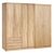 ΝΤΟΥΛΑΠΑ 6ΦΥΛΛΗ BLAKELY HM21235.02 ΜΕΛΑΜΙΝΗ ΧΡΩΜΑ SONAMA 201x43x181Υεκ |  Ντουλάπες ρούχων στο espiti