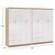 ΝΤΟΥΛΑΠΑ 8ΦΥΛΛΗ BRIANA HM21237.02 ΜΕΛΑΜΙΝΗ SONAMA & ΛΕΥΚΟ 241x42,5Χ180,5Υεκ. |  Ντουλάπες ρούχων στο espiti