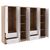 ΝΤΟΥΛΑΠΑ 8ΦΥΛΛΗ BRIANA HM21237.02 ΜΕΛΑΜΙΝΗ SONAMA & ΛΕΥΚΟ 241x42,5Χ180,5Υεκ. |  Ντουλάπες ρούχων στο espiti