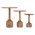 ΣΕΤ 3 ΣΤΡΟΓΓΥΛΑ ΤΡΑΠΕΖΑΚΙΑ ΣΑΛΟΝΙΟΥ GOBLET HM18348 ΞΥΛΟ ΑΚΑΚΙΑΣ Φ50x60Υεκ |  Τραπέζια στο espiti