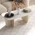 Τραπεζάκι σαλονιού Becaj Megapap χρώμα sandstone - travertine 120x60x41,4εκ. |  Τραπεζάκια σαλονιού στο espiti