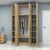 Ντουλάπα ρούχων Vivian Megapap τετράφυλλη με πατάρι χρώμα φυσικό οξιάς 160x51,8x240εκ. |  Ντουλάπες ρούχων στο espiti