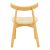 Καρέκλα Clareta pakoworld rubberwood-σχοινί σε φυσική απόχρωση 53x55x79εκ |  Καρέκλες στο espiti