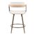Σκαμπό μπαρ Cameo pakoworld μέταλλο μπρονζέ-white-wash ξύλο-μπέζ ύφασμα 53x50x93εκ |  Σκαμπώ μπαρ στο espiti