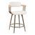 Σκαμπό μπαρ Cameo pakoworld μέταλλο μπρονζέ-white-wash ξύλο-μπέζ ύφασμα 53x50x93εκ |  Σκαμπώ μπαρ στο espiti