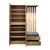 Έπιπλο εισόδου Zomie pakoworld σε oak απόχρωση 131x41.5x180.4εκ |  Βιτρίνες - Έπιπλα εισόδου στο espiti