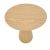 Tραπέζι Donda pakoworld mdf sonoma Φ100x76εκ |  Τραπέζια στο espiti