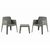 ΣΕΤ LOUNGE ΠΟΛΥΠΡΟΠΥΛΕΝΙΟΥ SLEEK HM21267.05 ΤΡΑΠΕΖΑΚΙ & 2 ΠΟΛΥΘΡΟΝΕΣ-DARK OLIVE GREEN |  Σαλόνια κήπου στο espiti