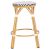 ΣΚΑΜΠΟ ΑΛΟΥΜΙΝΙΟΥ ΜΕΣ.ΥΨΟΥΣ CHINO HM6286.03 BAMBOO LOOK & TEXTILENE ΜΑΥΡΟ 43x43x65Υεκ |  Σκαμπώ κήπου στο espiti
