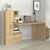 Γραφείο εργασίας Domingo Megapap χρώμα sapphire oak 149,5x60x120εκ. |  Γραφεία στο espiti