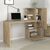 Γραφείο εργασίας Merino Megapap χρώμα sapphire oak 149,5x61,8x120εκ. |  Γραφεία στο espiti