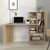 Γραφείο εργασίας Merino Megapap χρώμα sapphire oak 149,5x61,8x120εκ. |  Γραφεία στο espiti