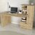 Γραφείο εργασίας Merino Megapap χρώμα sapphire oak 149,5x61,8x120εκ. |  Γραφεία στο espiti