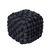 DAS HOME ΔΙΑΚΟΣΜΗΤΙΚΟ ΠΟΥΦ 43Χ43Χ40 2271 BLACK |  Πουφ στο espiti