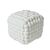 DAS HOME ΔΙΑΚΟΣΜΗΤΙΚΟ ΠΟΥΦ 43Χ43Χ40 2275 WHITE |  Πουφ στο espiti