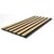 PS PANEL ΜΕ 3D ΠΗΧΑΚΙΑ F4 PIANO 12/122/2900mm NAT.OAK/BLACK NewPlan - NewPlan |  Διακόσμηση τοίχου στο espiti
