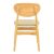 Καρέκλα Cardith pakoworld rubberwood-plywood σε φυσική απόχρωση-pu μπεζ 48x51x78εκ |  Καρέκλες στο espiti