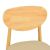 Καρέκλα Cardith pakoworld rubberwood-plywood σε φυσική απόχρωση-pu μπεζ 48x51x78εκ |  Καρέκλες στο espiti