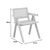 Πολυθρόνα Winslow pakoworld rubberwood-rattan σε φυσική απόχρωση 51x54x80εκ |  Πολυθρόνες τραπεζαρίας στο espiti