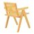 Πολυθρόνα Winslow pakoworld rubberwood-rattan σε φυσική απόχρωση 51x54x80εκ |  Πολυθρόνες τραπεζαρίας στο espiti