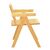 Πολυθρόνα Winslow pakoworld rubberwood-rattan σε φυσική απόχρωση 51x54x80εκ |  Πολυθρόνες τραπεζαρίας στο espiti