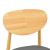 Καρέκλα Cardith pakoworld rubberwood-plywood σε φυσική απόχρωση-pu μαύρο 48x51x78εκ |  Καρέκλες στο espiti