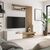 Σύνθεση τηλεόρασης Dumont Megapap χρώμα λευκό - sepet oak 180x36,8x200εκ. |  Συνθέσεις σαλονιού στο espiti