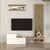 Σύνθεση τηλεόρασης Dumont Megapap χρώμα λευκό - sepet oak 180x36,8x200εκ. |  Συνθέσεις σαλονιού στο espiti