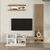 Σύνθεση τηλεόρασης Dumont Megapap χρώμα λευκό - sepet oak 180x36,8x200εκ. |  Συνθέσεις σαλονιού στο espiti