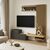 Σύνθεση τηλεόρασης Dumont Megapap χρώμα ανθρακί - sepet oak 180x36,8x200εκ. |  Συνθέσεις σαλονιού στο espiti