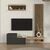Σύνθεση τηλεόρασης Dumont Megapap χρώμα ανθρακί - sepet oak 180x36,8x200εκ. |  Συνθέσεις σαλονιού στο espiti