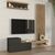 Σύνθεση τηλεόρασης Dumont Megapap χρώμα ανθρακί - sepet oak 180x36,8x200εκ. |  Συνθέσεις σαλονιού στο espiti