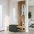 Έπιπλο εισόδου Dumont Megapap χρώμα ανθρακί - sepet oak 104,8x35x198εκ. |  Βιτρίνες - Έπιπλα εισόδου στο espiti