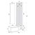 Έπιπλο εισόδου Dumont Megapap χρώμα ανθρακί - sepet oak 104,8x35x198εκ. |  Βιτρίνες - Έπιπλα εισόδου στο espiti