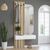 Έπιπλο εισόδου Reyas Megapap χρώμα λέυκό - sepet oak 90x27x205,6εκ. |  Βιτρίνες - Έπιπλα εισόδου στο espiti