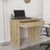 Γραφείο εργασίας Mida Megapap χρώμα sapphire oak 72x60x73,8εκ. |  Γραφεία στο espiti