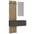 Έπιπλο εισόδου Kanso Megapap χρώμα ανθρακί - sepet oak 100x35x196,7εκ. |  Βιτρίνες - Έπιπλα εισόδου στο espiti