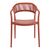Πολυθρόνα Ankara pakoworld στοιβαζόμενη pp-pe rattan σε terracotta απόχρωση 54x55.5x77εκ |  Πολυθρόνες κήπου στο espiti