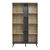 Βιβλιοθήκη Zezan pakoworld σε sonoma-ανθρακί απόχρωση 114x30x200.5εκ |  Βιβλιοθήκες στο espiti