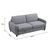 ΚΑΝΑΠΕΣ-ΚΡΕΒΑΤΙ ΜΕ ΑΝΑΔΙΠΛ.ΣΤΡΩΜΑ ETUDINE HM3311.01 ΓΚΡΙ ΥΦΑΣΜΑ 185x97x87Υεκ |  Καναπέδες γωνιακοί στο espiti