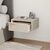 Κομοδίνο επιτοίχιο Eco Megapap χρώμα sandstone - light oak 40x33x18,5εκ. |  Κομοδίνα στο espiti