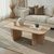 Τραπεζάκι σαλονιού Becaj Megapap χρώμα sapphire oak 120x60x41,4εκ. |  Τραπεζάκια σαλονιού στο espiti