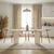 Τραπέζι Linza Megapap χρώμα travertine 180x90x75εκ. |  Τραπέζια στο espiti