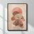Πίνακας "Pink Leaves" Megapap ψηφιακής εκτύπωσης 50x70εκ. |  Πίνακες στο espiti