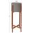 ΓΛΑΣΤΡΑ ΕΣΩΤ.ΧΩΡΟΥ RENTIL HM4684.03S FIBER CEMENT ΧΡΩΜΑ ΓΚΡΙ--ΒΑΣΗ TEAK Φ25x55Υ |  Λουλούδια στο espiti