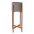 ΓΛΑΣΤΡΑ ΕΣΩΤ.ΧΩΡΟΥ RENTIL HM4684.03S FIBER CEMENT ΧΡΩΜΑ ΓΚΡΙ--ΒΑΣΗ TEAK Φ25x55Υ |  Λουλούδια στο espiti
