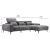 ΚΑΝΑΠΕΣ ΔΕΞΙΑ ΓΩΝΙΑ DIVYA HM3267.12R ΓΚΡΙ ΥΦΑΣΜΑ 264x175x99Υεκ. |  Καναπέδες γωνιακοί στο espiti